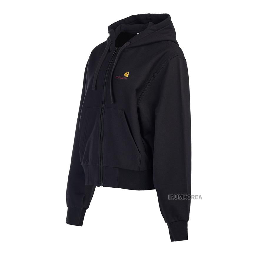 CARHARTT WIP Women’s American Script Zip-Up Hoodie I033057 89XX