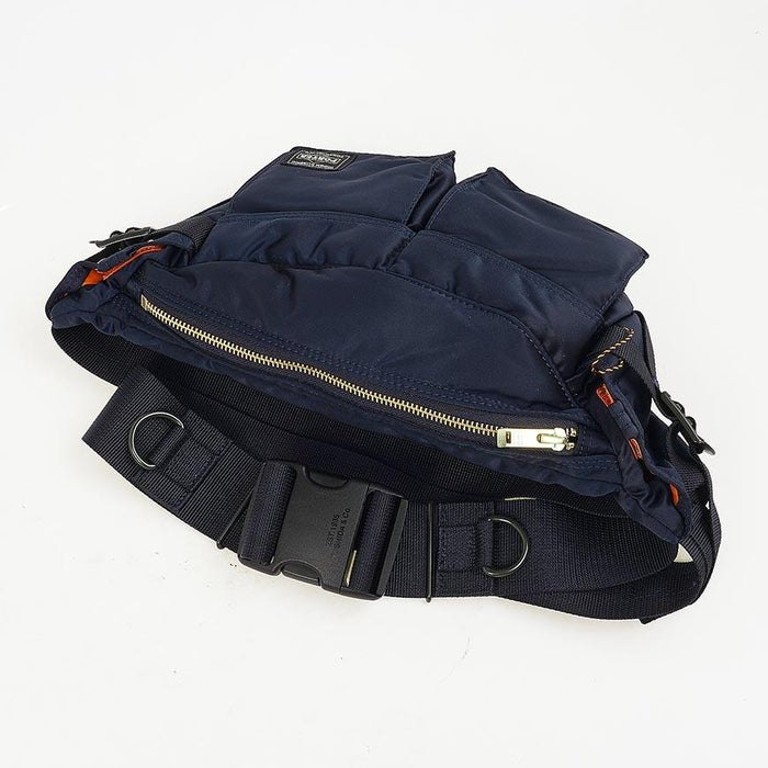 PORTER Unisex Tanker Waist Bag Hip Pack Black Nylon
