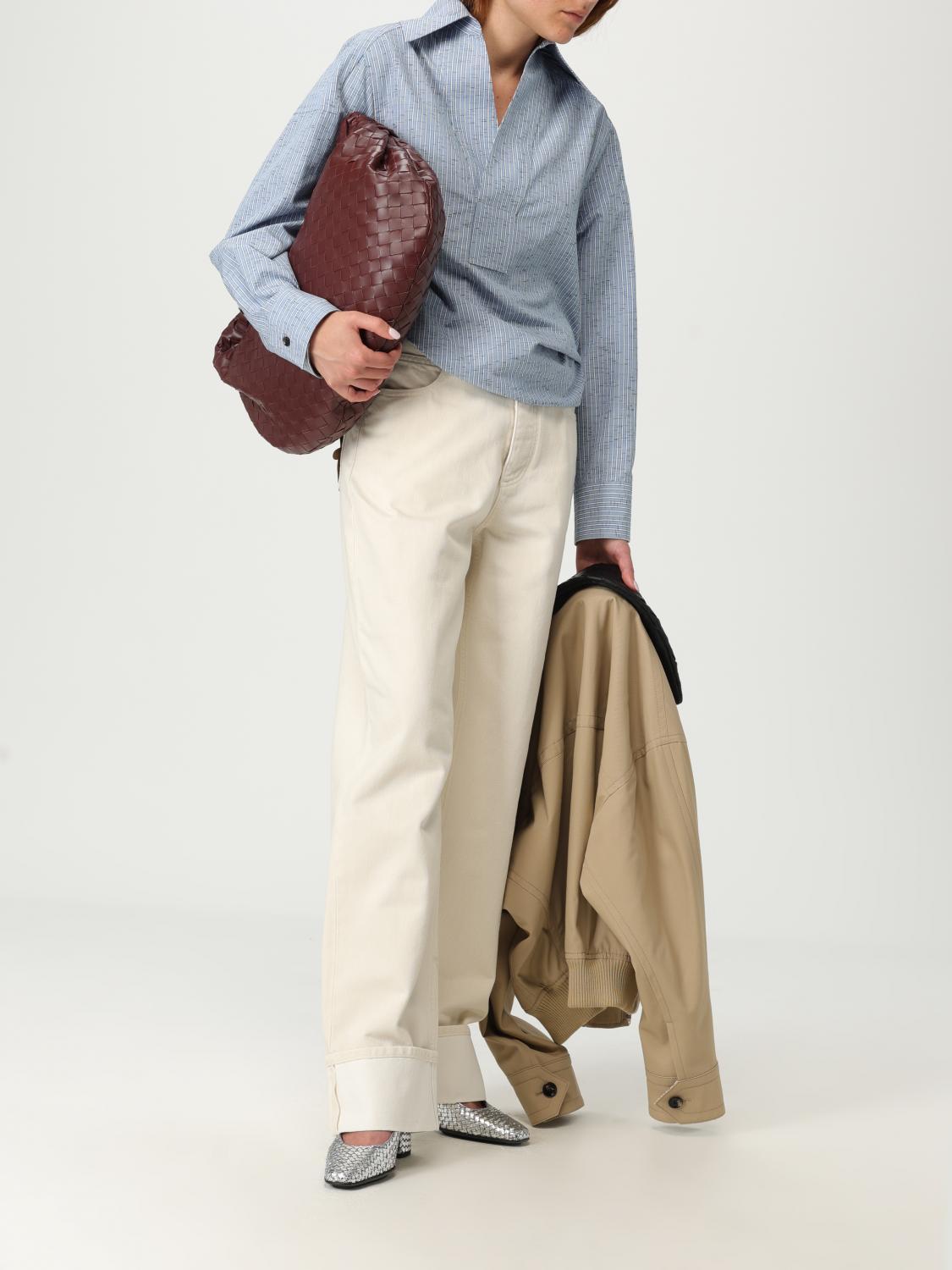 Bottega Veneta Blue Denim Jeans Pants for Women