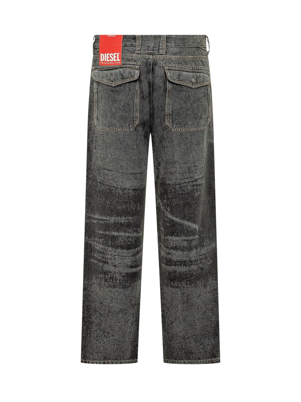 DIESEL Blue Denim Jeans Men’s Straight Fit Pants