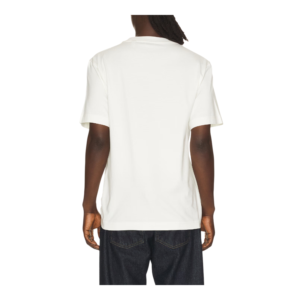 BURBERRY Check Knight Stamp Logo White Women’s T-Shirt