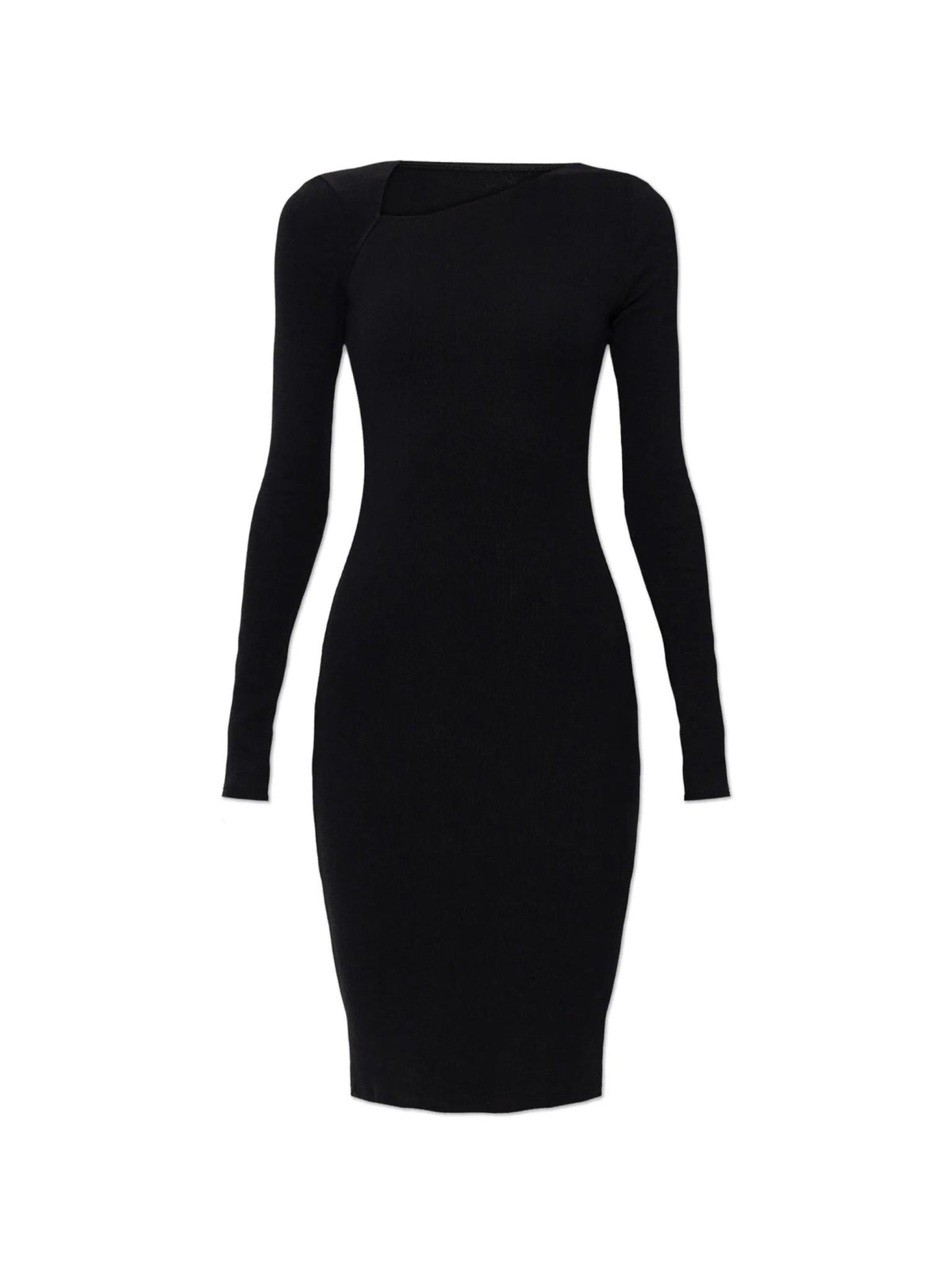 Maison Margiela Long Sleeve Black Midi Dress