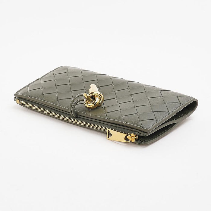 Bottega Veneta Women's Andiamo Leather Long Wallet