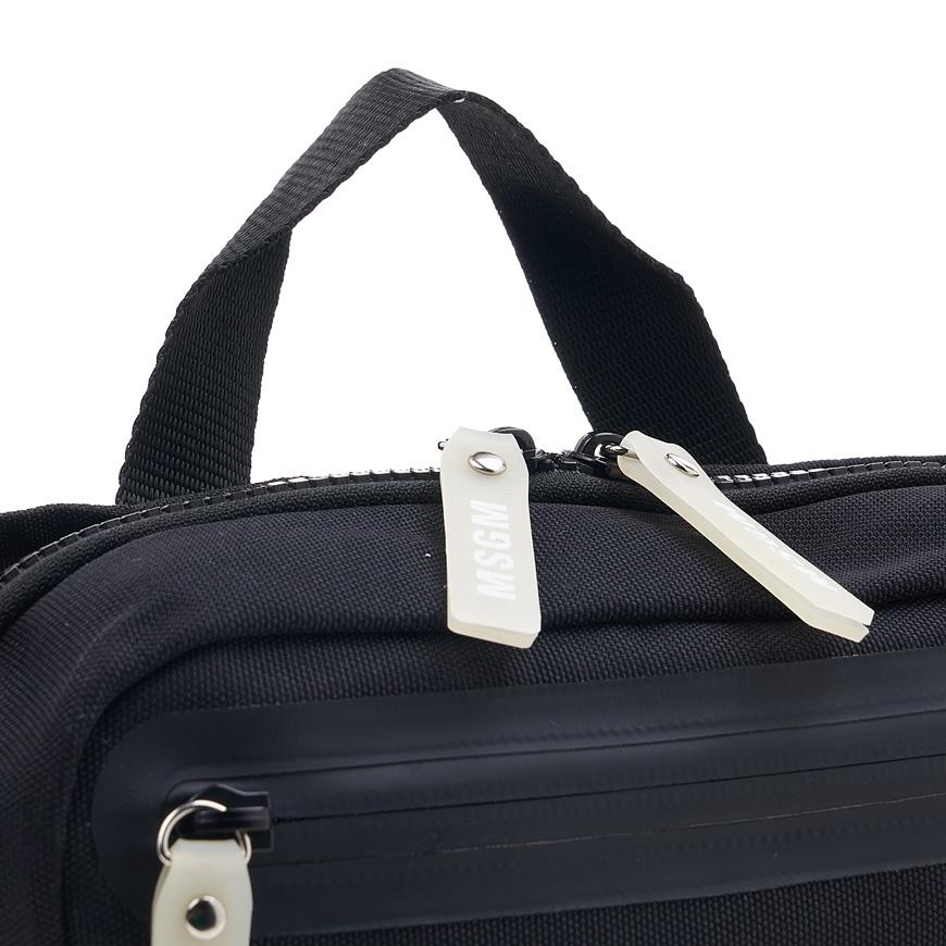 MSGM Women’s Belt Bag Black Crossbody Bag