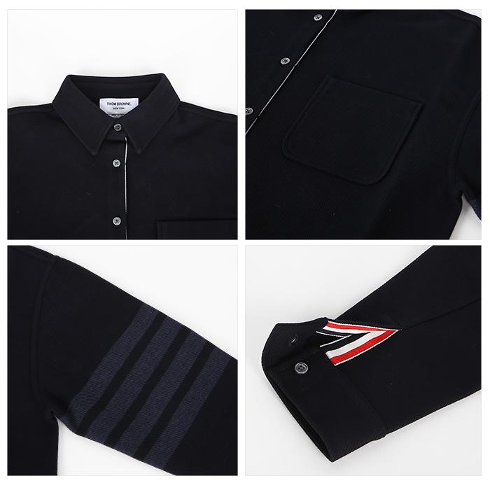THOM BROWNE Stripe 4-Bar Shirt for Women