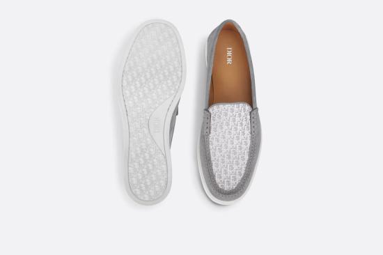 DIOR Leather Loafers Black Men's Shoes