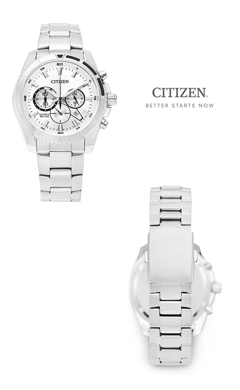 CITIZEN Men's Analog Fabric Strap Watch AN8200 50A