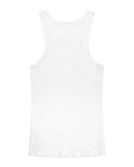 Entire Studios White Sleeveless T-Shirt ENTU261 PRSL 051