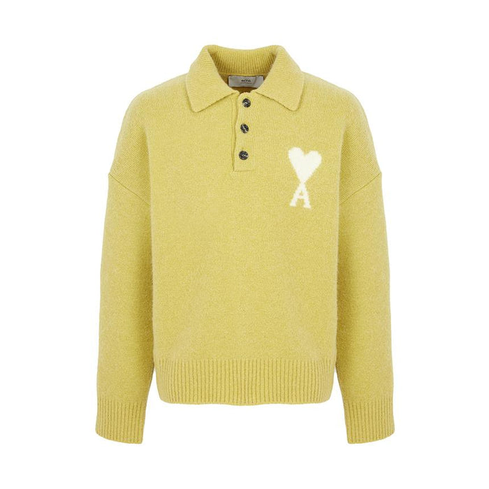 AMI Unisex Collar Knit Sweater UPL408 KN0135 3993