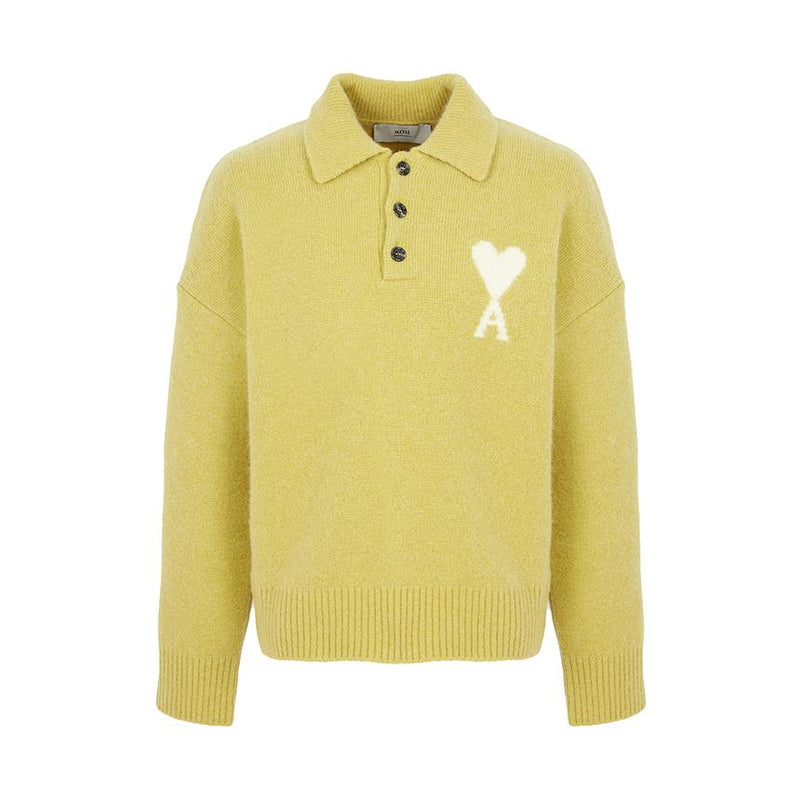 AMI Unisex Collar Knit Sweater UPL408 KN0135 3993