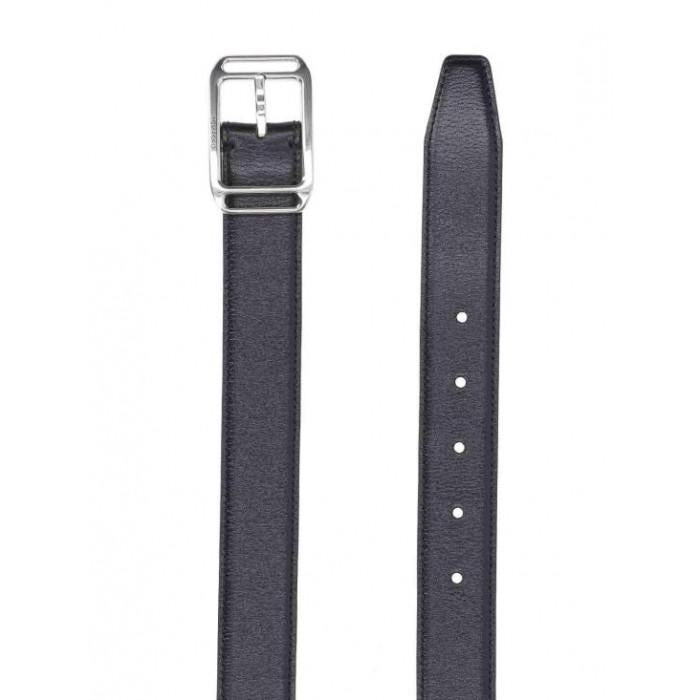 TOM FORD Men's Grained Leather Square Stadium Belt TB308 LCL311Y 1N001