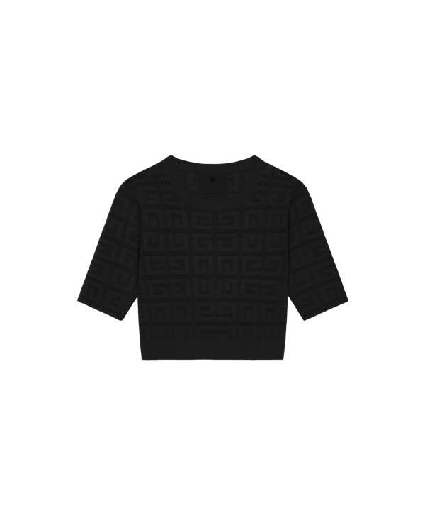 GIVENCHY 4G Jacquard Crop Sweater