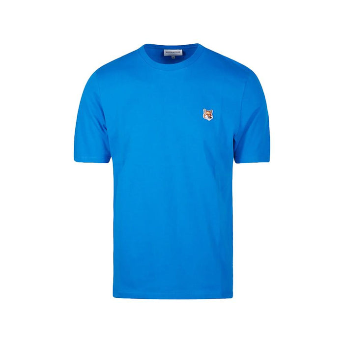 Maison Kitsune Fox Head Patch Regular T-Shirt Blue LM00104 KJ0008 P451