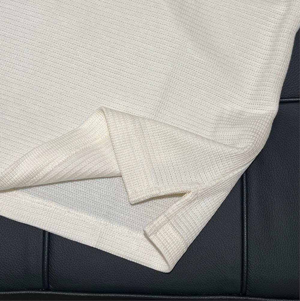 Loro Piana Perlé de Ope Cotton Polo Shirt Ivory Men’s