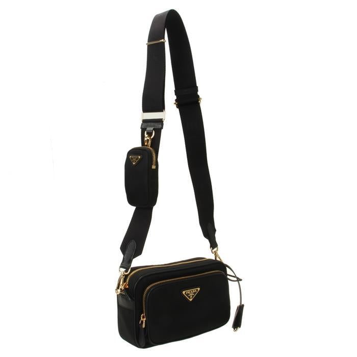 PRADA Re-Nylon Mini Shoulder Bag Black