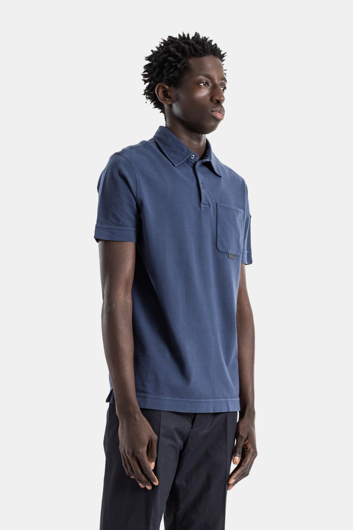 Moncler Cotton Short Sleeve Polo Shirt for Men