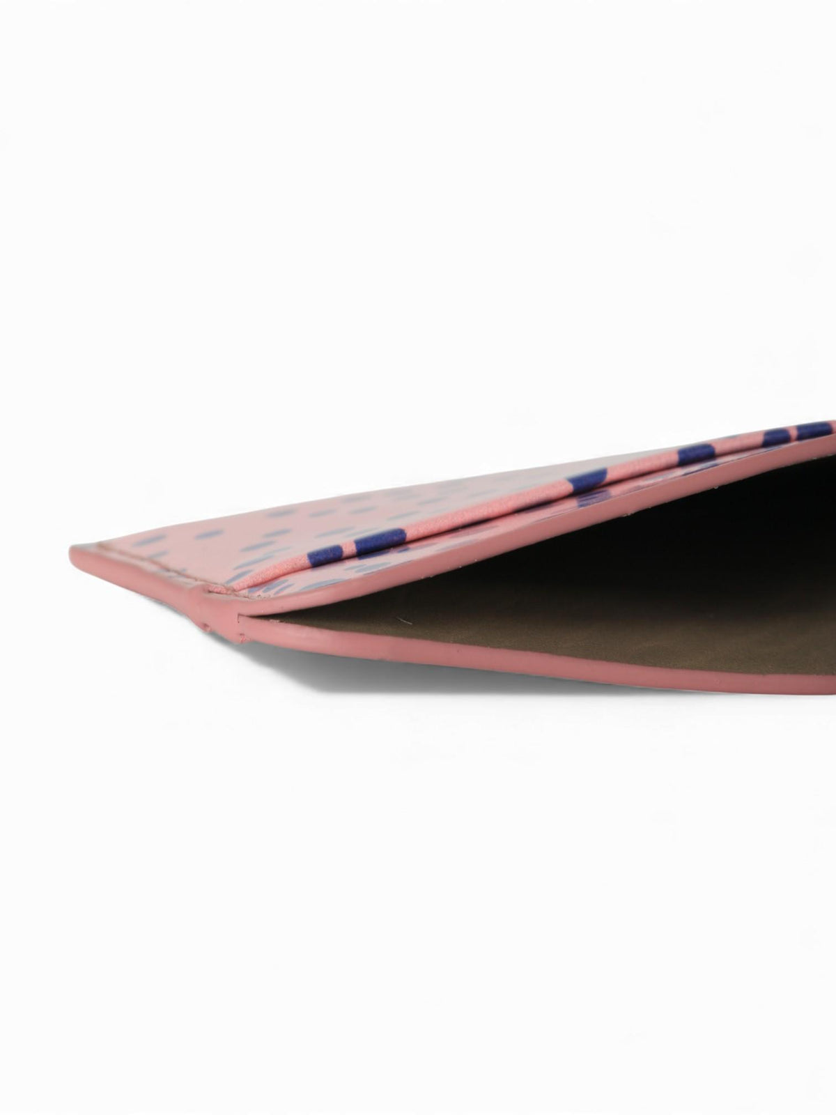 Dries Van Noten Printed Leather Card Case Rose Unisex 242 012108 558 303