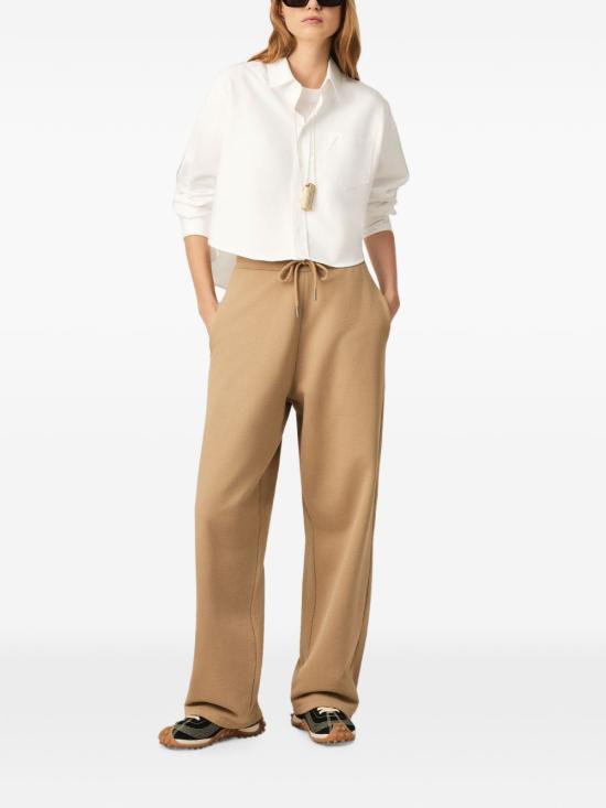AMI Natural White Cotton Shirt for Women