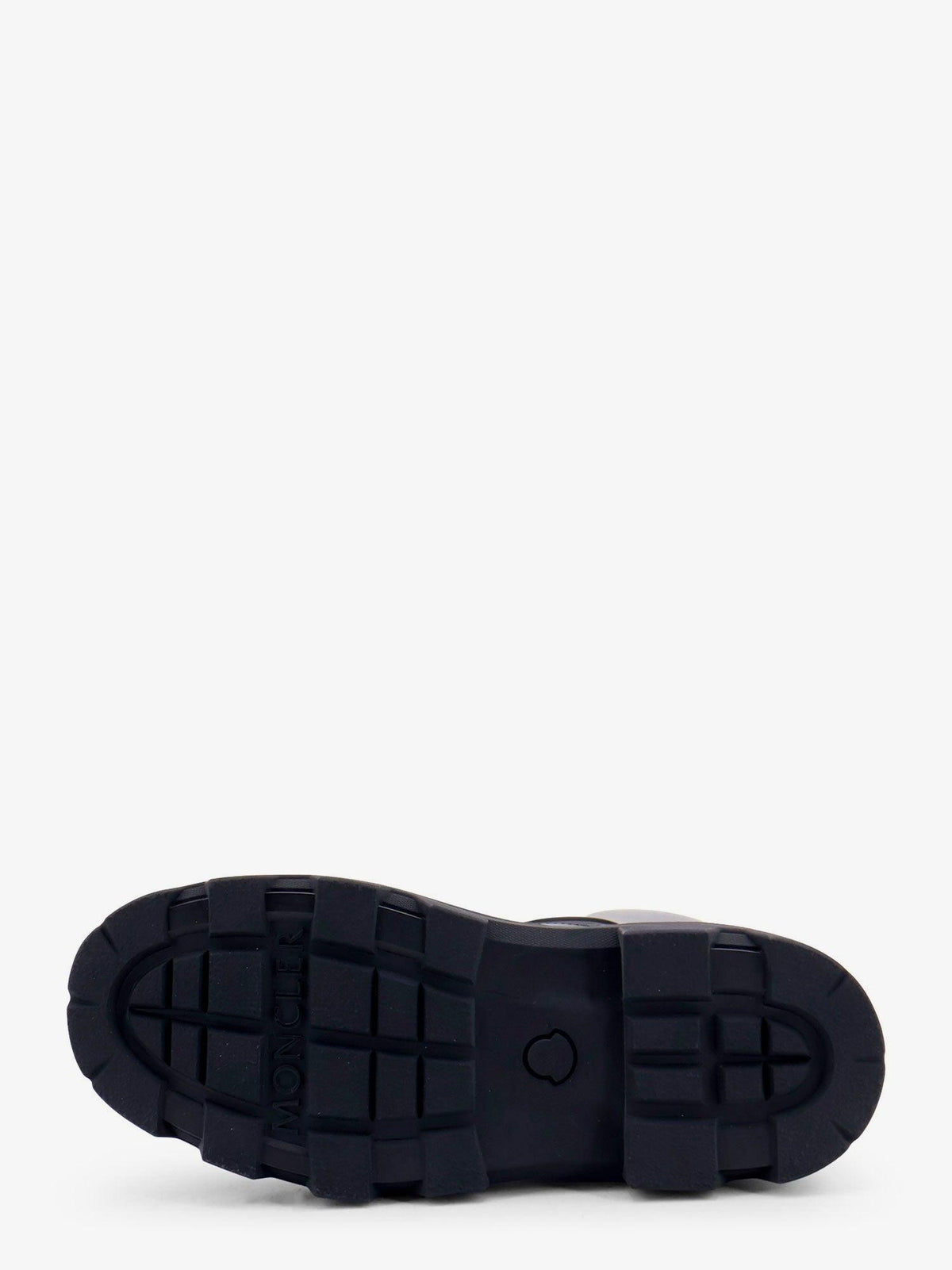 Moncler Black Leather Ankle Boots