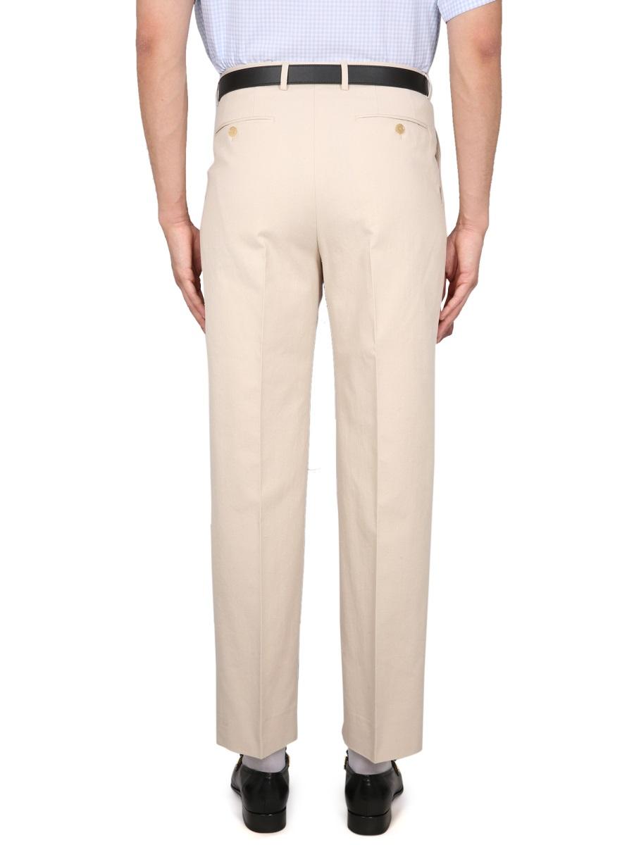 GUCCI Wool Blend Gray Suit Trousers