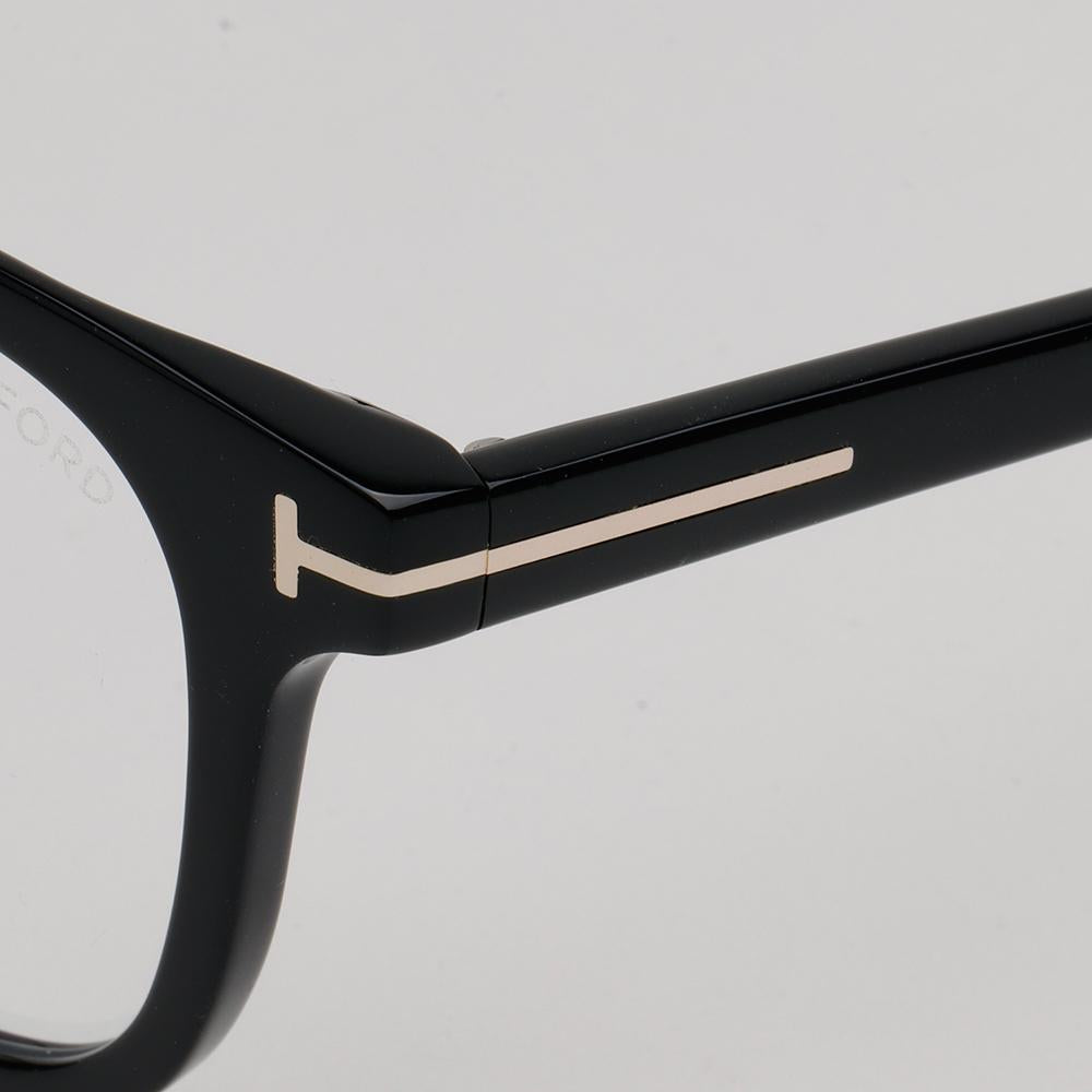 TOM FORD Blue Light Blocking Asian Fit Black Acetate Eyeglass Frame TF5922KB 001