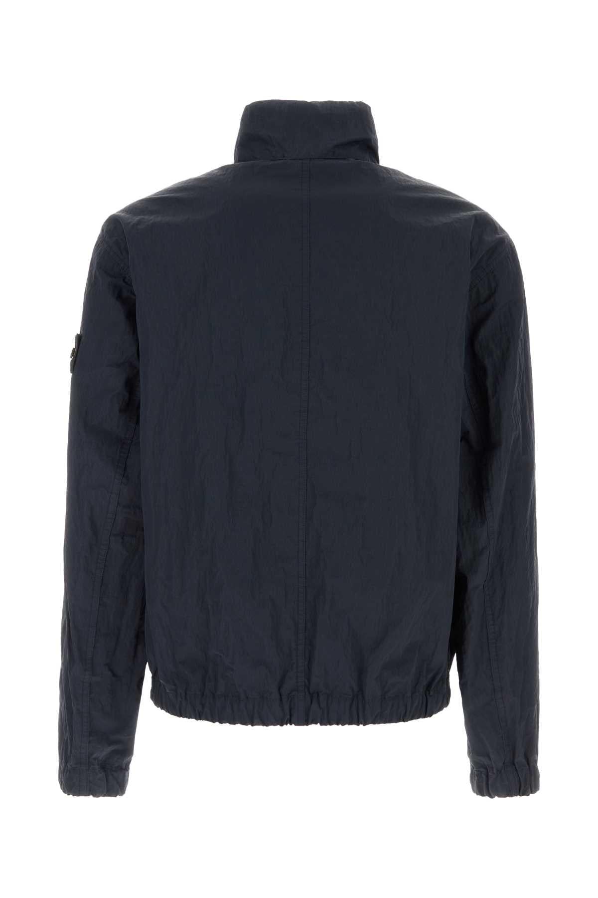 STONE ISLAND Nylon Bomber Jacket Navy Men’s
