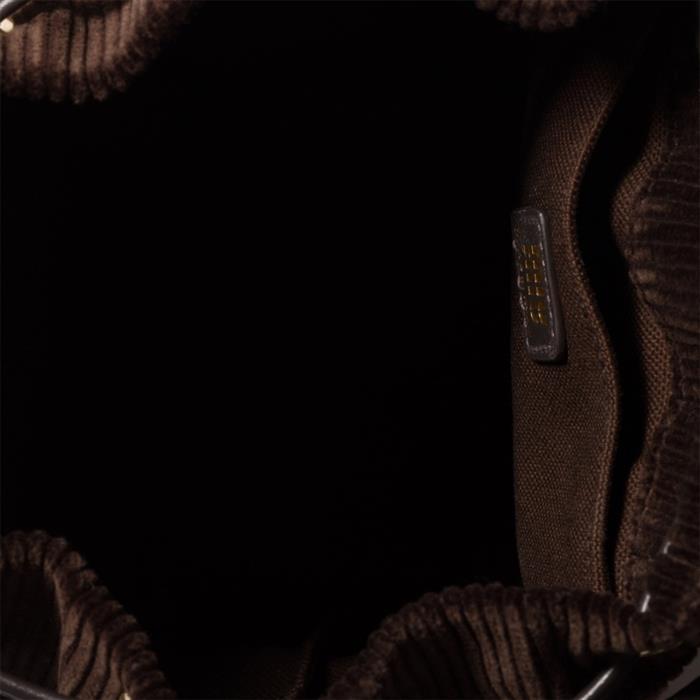 Miu Miu Corduroy Medium Backpack Brown