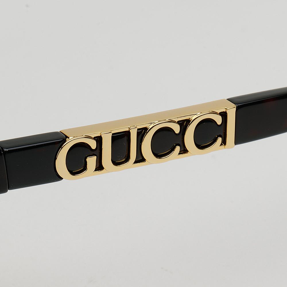 GUCCI Tortoise Asian Fit Round Acetate Sunglasses GG1191 SK 002
