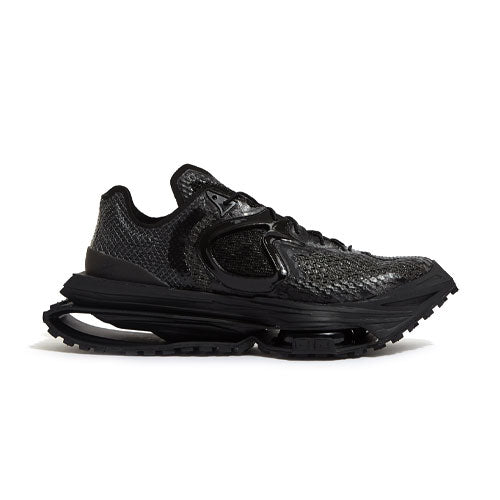 Nike x MMW Zoom 004 Triple Black Low-Top Sneakers