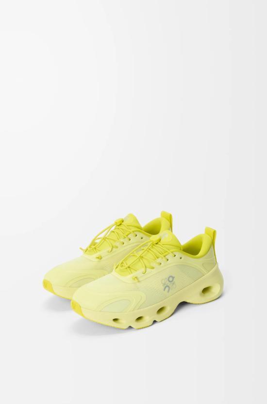 LOEWE Lime Green Leather Sneakers M929282 X384280