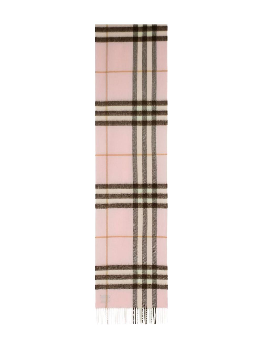 BURBERRY Checked Wool Scarf