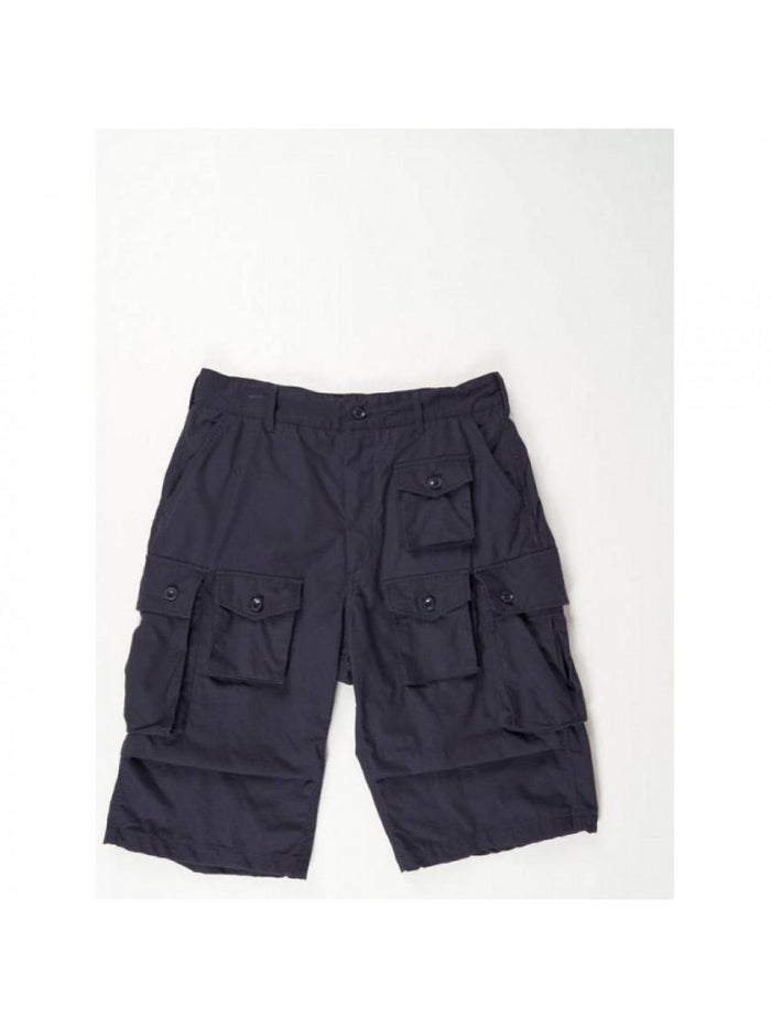 Engineered Garments Men's Dark Navy Cotton Ripstop Shorts 24S1E004 OR277 CT114
