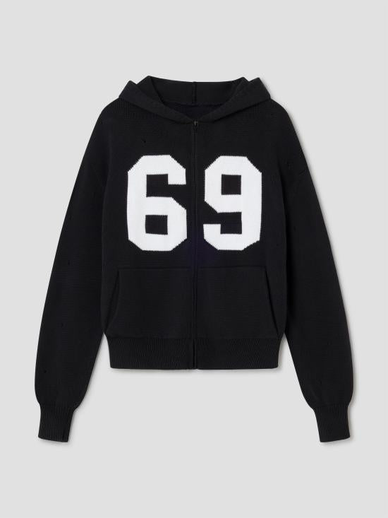 gimaguas Black Hoodie Sweatshirt