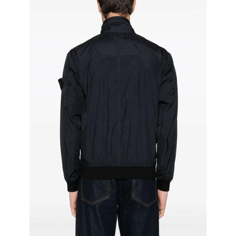 STONE ISLAND Crinkle Reps R-NY Jacket Black Men’s Outerwear