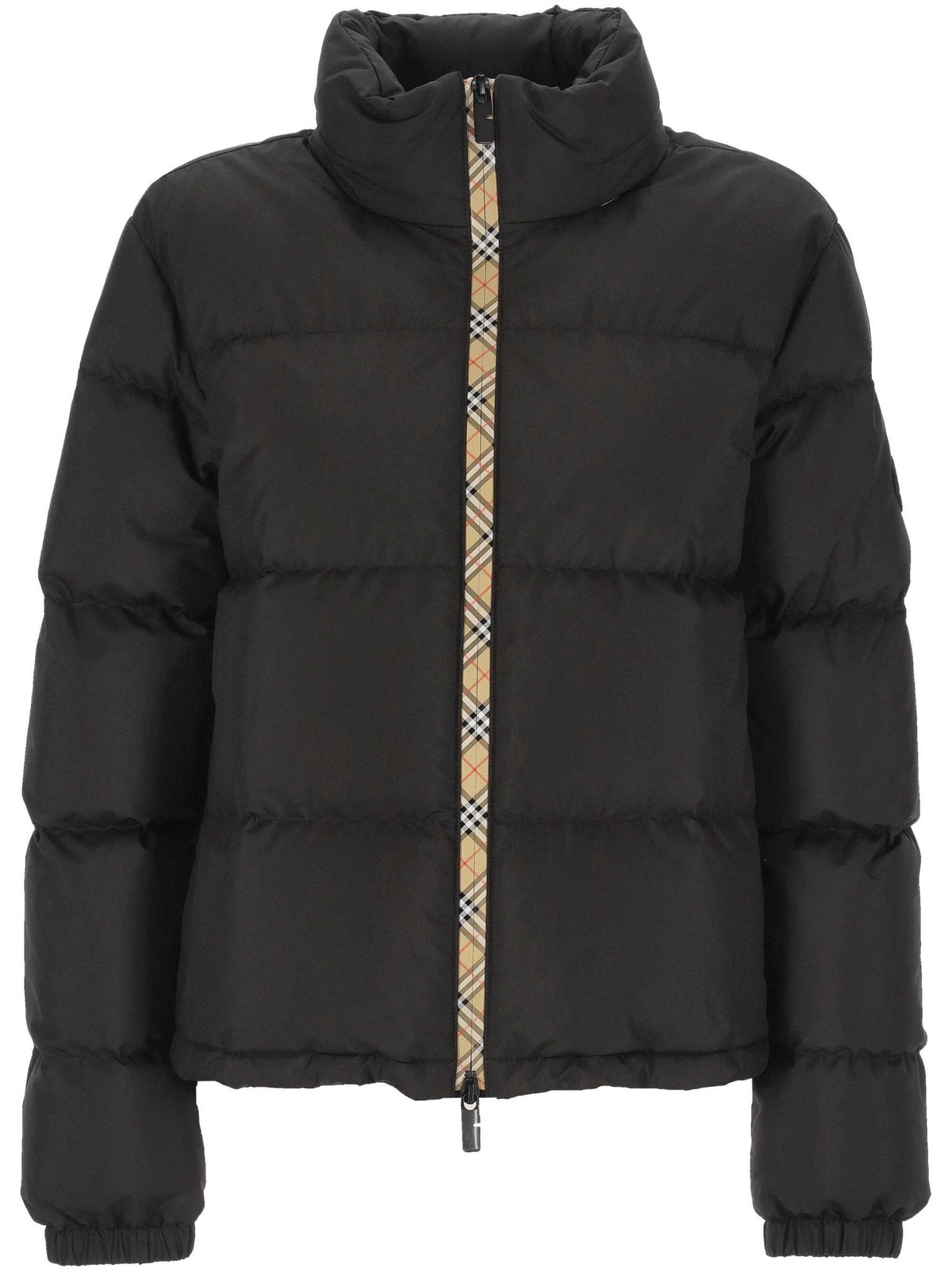 BURBERRY Black Down Puffer Jacket Women