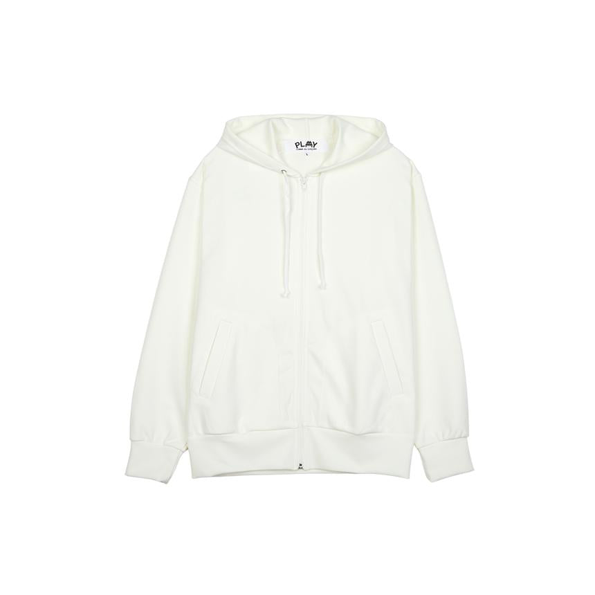 Comme des Garcons Double Wappen Invader Hooded Zip-Up Sweater Unis AZ T334 051 3