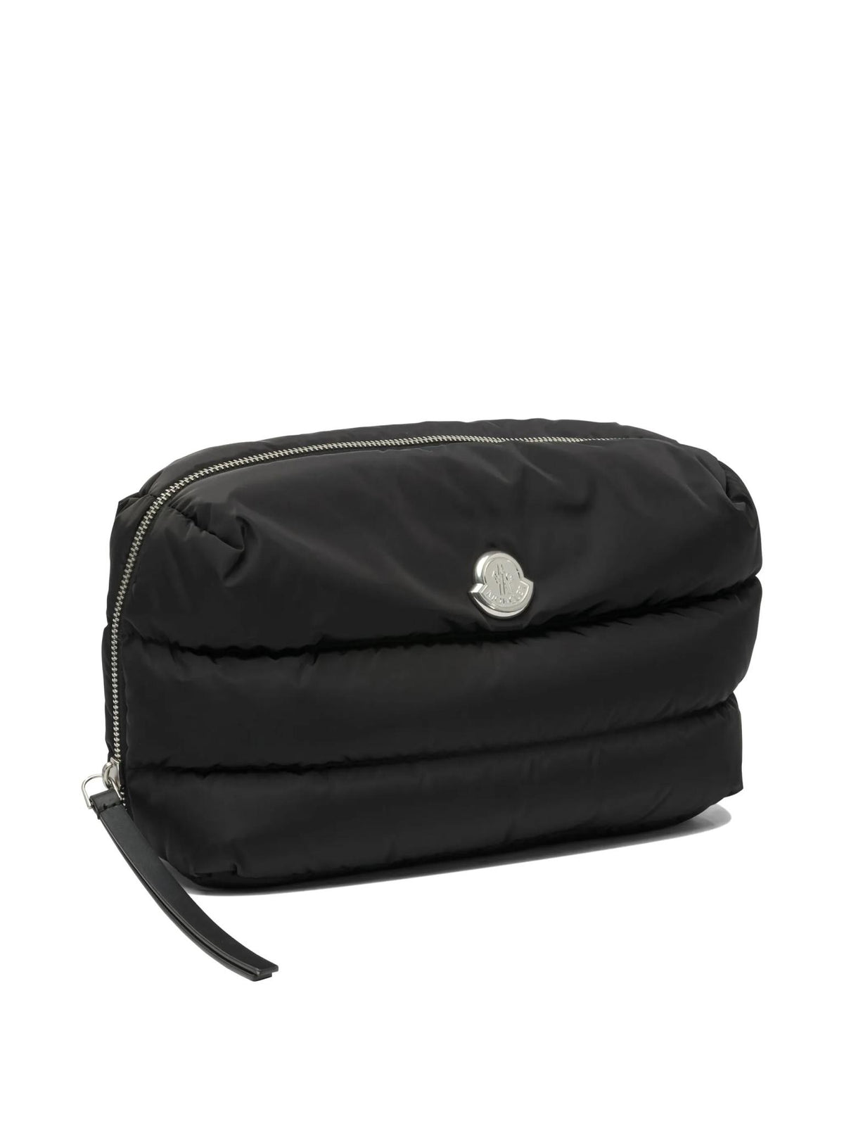 Moncler Black Leather Clutch Bag