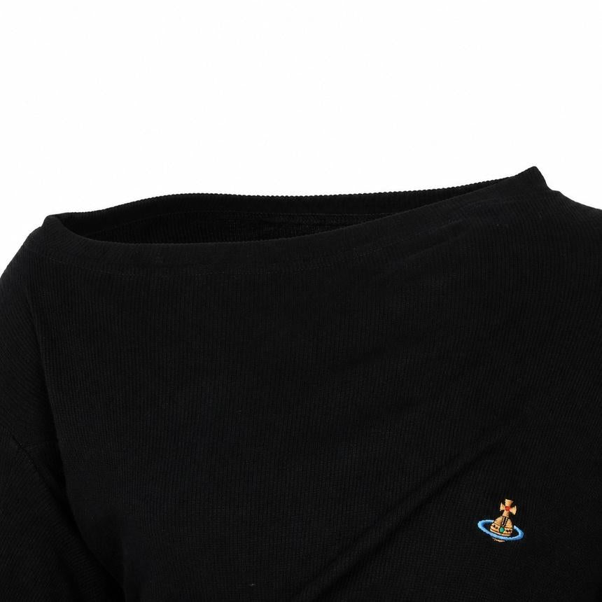 Vivienne Westwood Women’s Long Sleeve T-Shirt Black Cotton