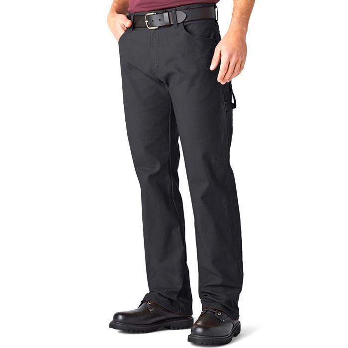 Dickies Duck Carpenter Work Pants Black Unisex Classic 1939 RBK