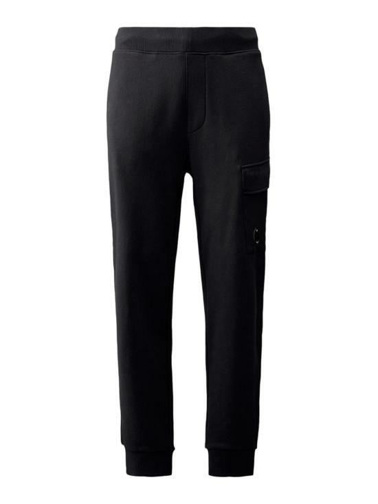 CP Company Diagonal Raised Fleece Lens Sweatpants Joggers Men Navy