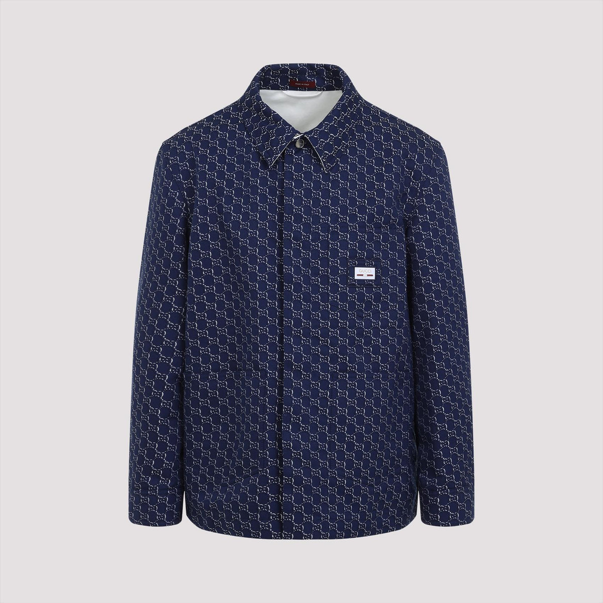 GUCCI Long Sleeve Cotton Shirt Men’s FW26 White