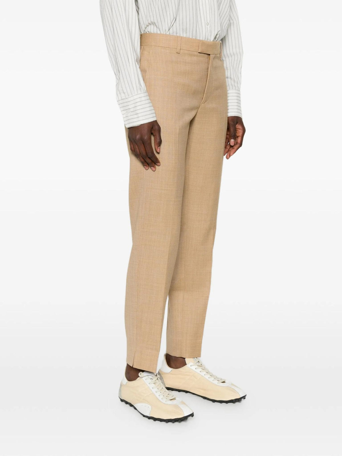 Maison Margiela Black Wool Classic Tailored Trousers