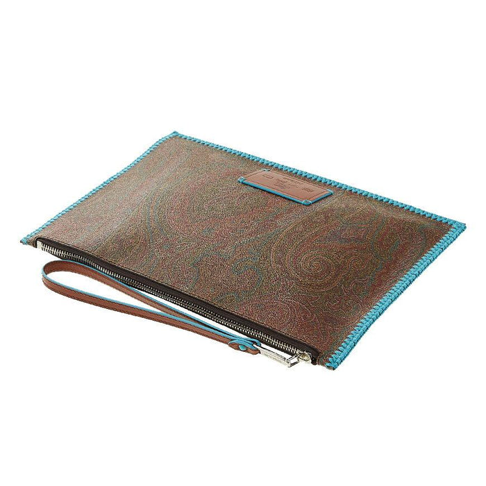 Etro Women’s Paisley Leather Clutch Bag