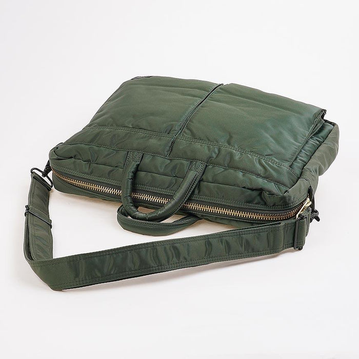 PORTER Tanker 2-Way Document Bag Briefcase Black Nylon Unisex