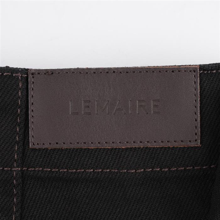 Lemaire Black Twisted Belted Classic Pants