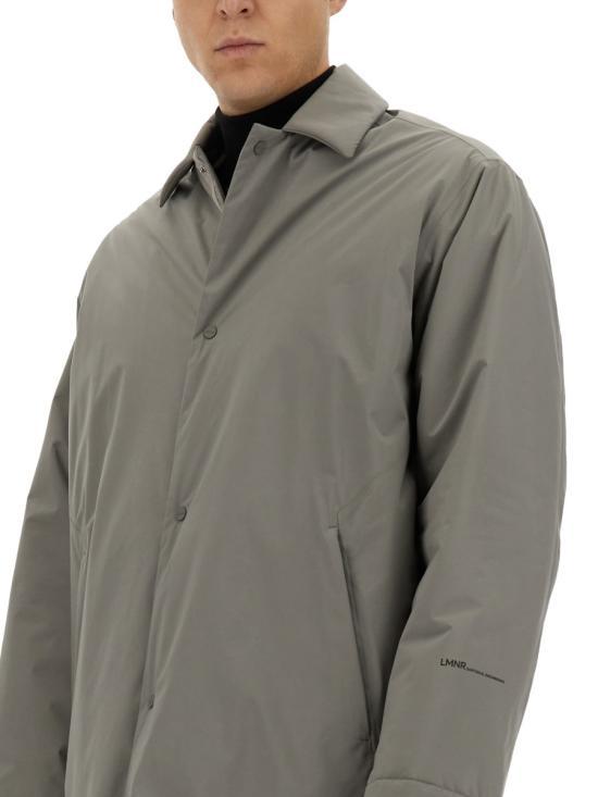 Herno Grey Wool-Blend Coat for Men GC00017 UL111289438