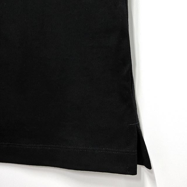 WOOYOUNGMI Flower Back Logo Short Sleeve T-Shirt Black Men’s