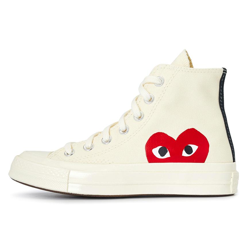 Comme des Garcons Red Heart Chuck Taylor 70 High Sneakers Unisex AZ K112 001 2