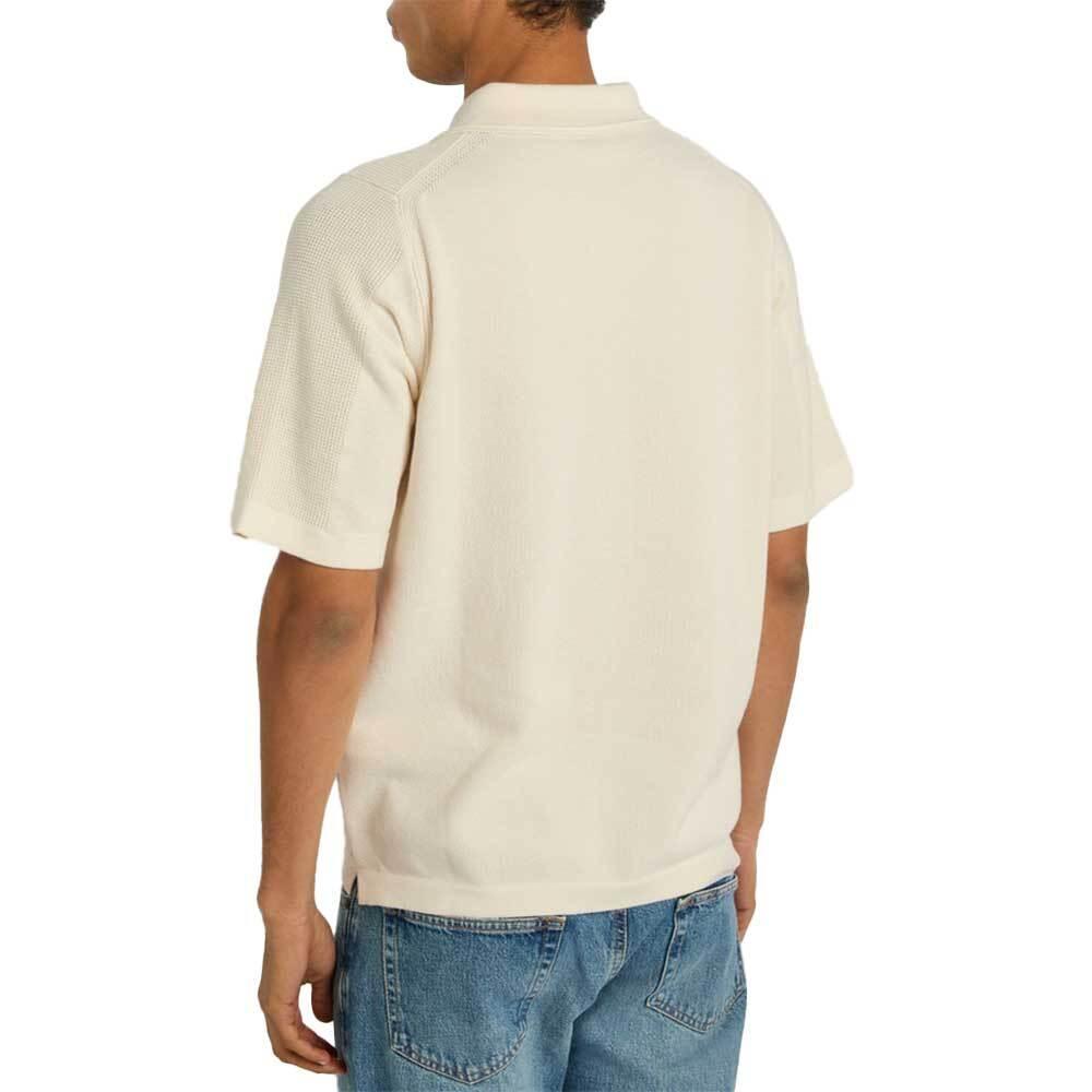 STONE ISLAND Organic Cotton Polo Shirt Ivory Men’s 5100030