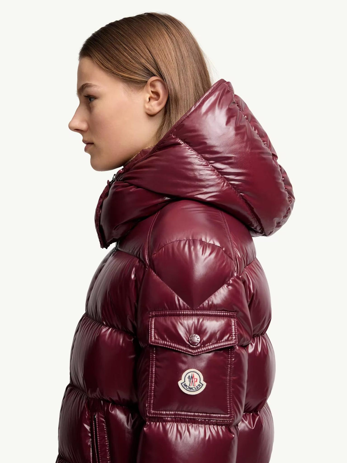 Moncler Black Down Puffer Jacket for Women